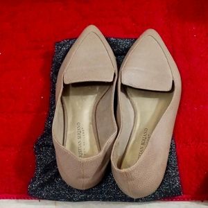 Christian Siriano tan flats Size 8.5
